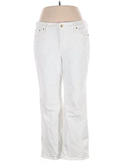 Pre-owned Jcrew Jeans In Ivory