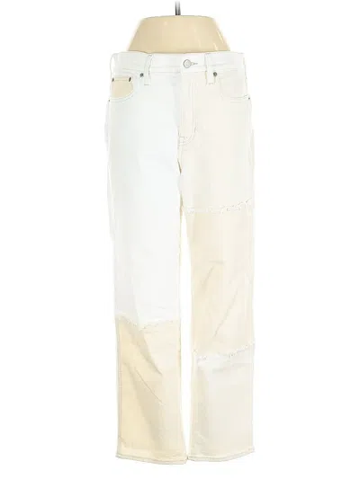 Pre-owned Jcrew Jeans In Ivory