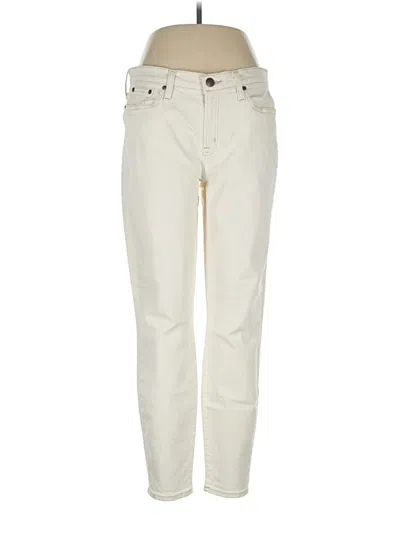 Pre-owned Jcrew Jeans In Ivory