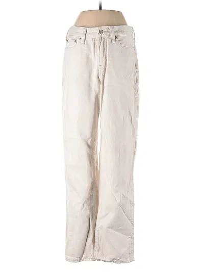 Pre-owned Jcrew Jeans In Ivory