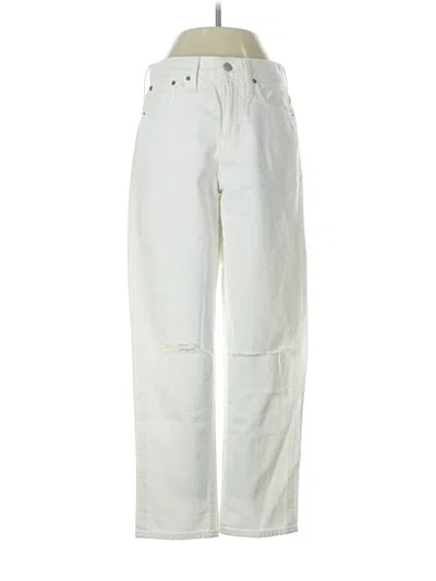 Pre-owned Jcrew Jeans In Ivory