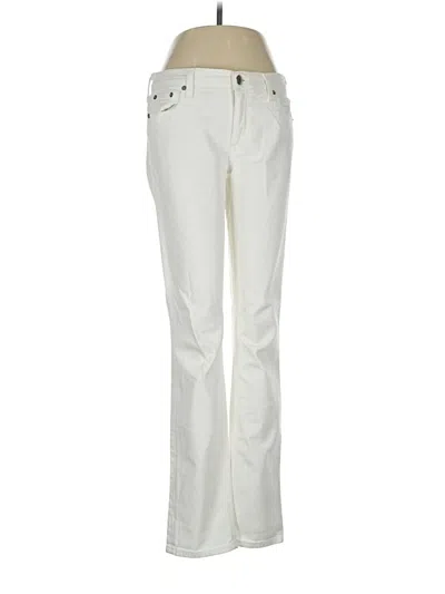 Pre-owned Jcrew Jeans In Ivory