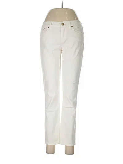 Pre-owned Jcrew Jeans In Ivory