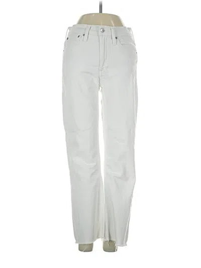 Pre-owned Jcrew Jeans In Ivory