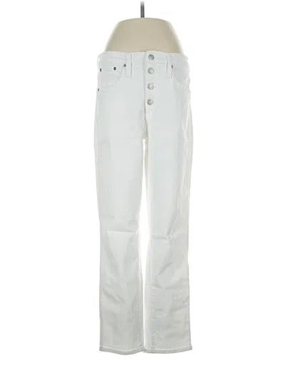 Pre-owned Jcrew Jeans In Ivory