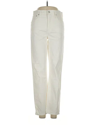Pre-owned Jcrew Jeans In Ivory