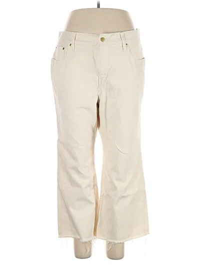Pre-owned Jcrew Jeans In Ivory