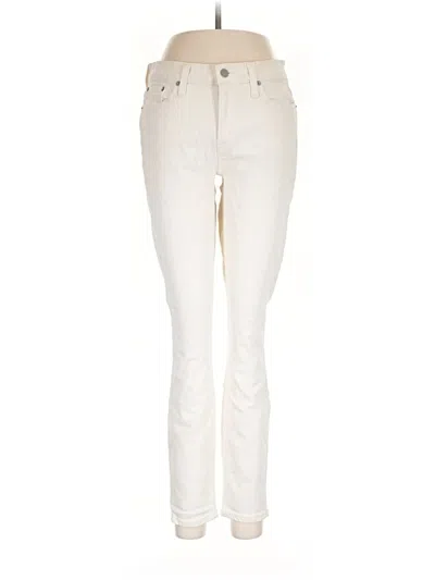 Pre-owned Jcrew Jeans In Ivory