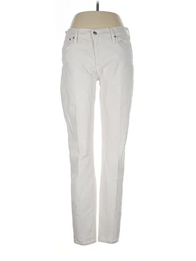 Pre-owned Jcrew Jeans In Ivory