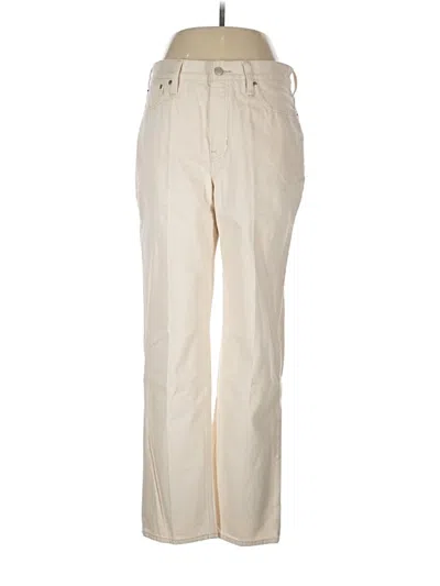 Pre-owned Jcrew Jeans In Ivory