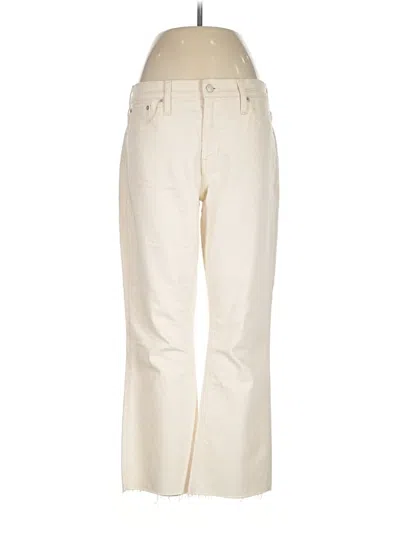 Pre-owned Jcrew Jeans In Ivory