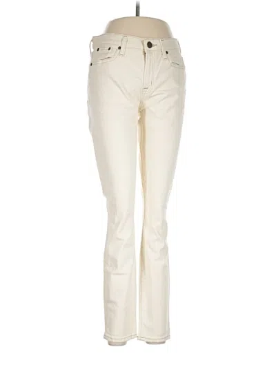 Pre-owned Jcrew Jeans In Ivory