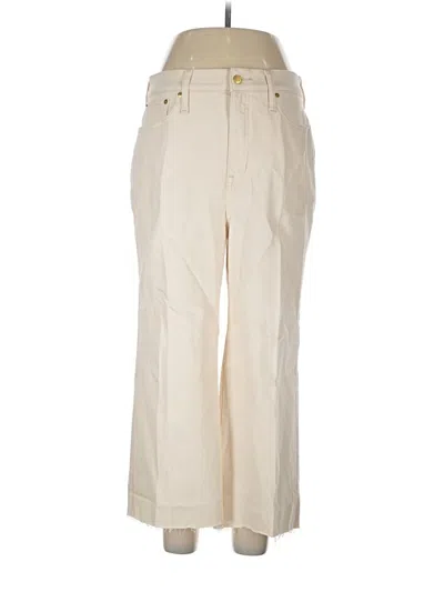 Pre-owned Jcrew Jeans In Ivory
