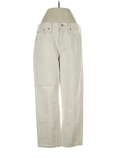 Pre-owned Jcrew Jeans In Ivory