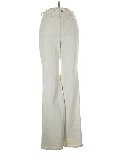 Pre-owned Jcrew Jeans In Ivory