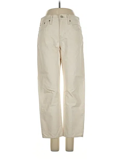 Pre-owned Jcrew Jeans In Ivory
