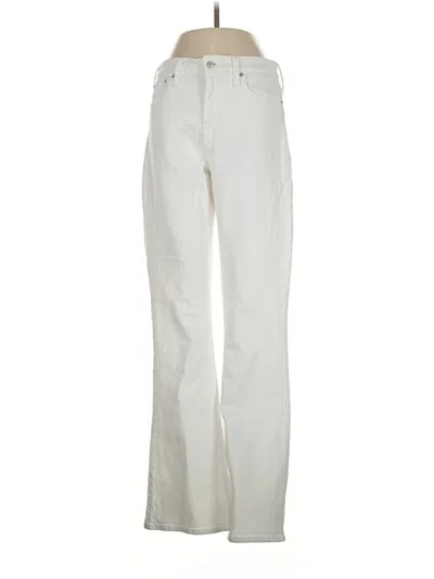 Pre-owned Jcrew Jeans In Ivory