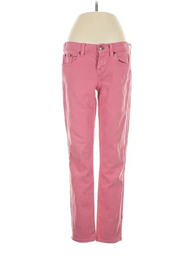 Pre-owned Jcrew Jeans In Pink