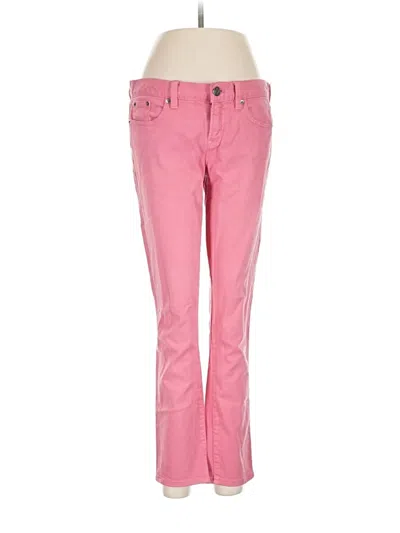 Pre-owned Jcrew Jeans In Pink