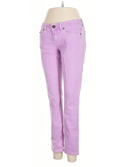 Pre-owned Jcrew Jeans In Purple