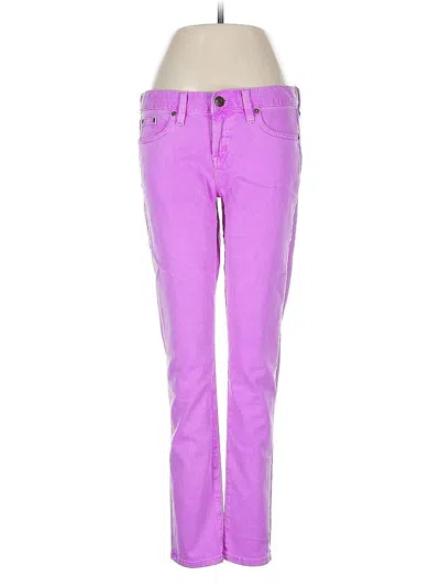 Pre-owned Jcrew Jeans In Purple