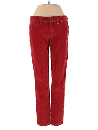 Pre-owned Jcrew Jeans In Red