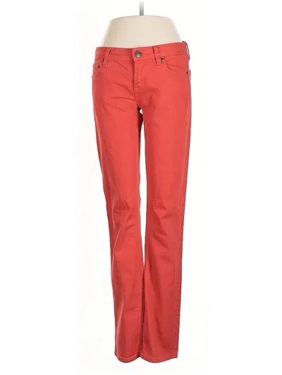 Pre-owned Jcrew Jeans In Red