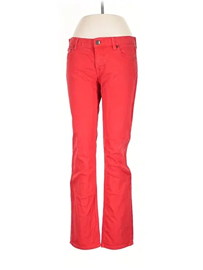 Pre-owned Jcrew Jeans In Red