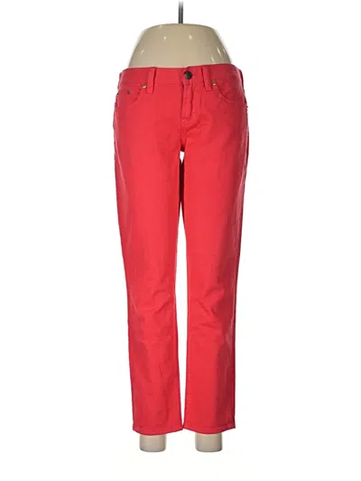 Pre-owned Jcrew Jeans In Red