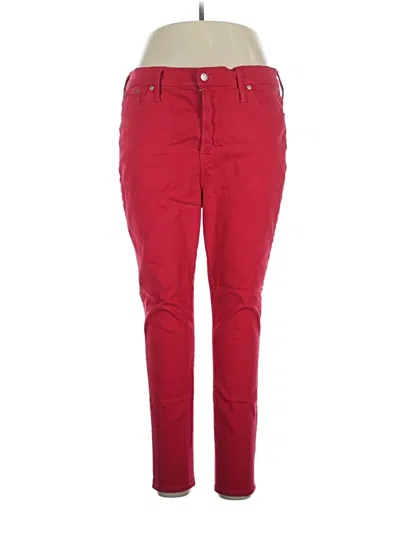 Pre-owned Jcrew Jeans In Red