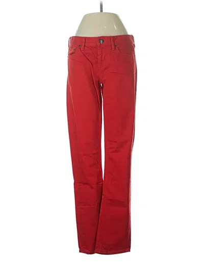 Pre-owned Jcrew Jeans In Red