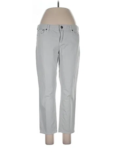 Pre-owned Jcrew Jeans In Silver