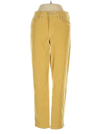 Pre-owned Jcrew Jeans In Yellow