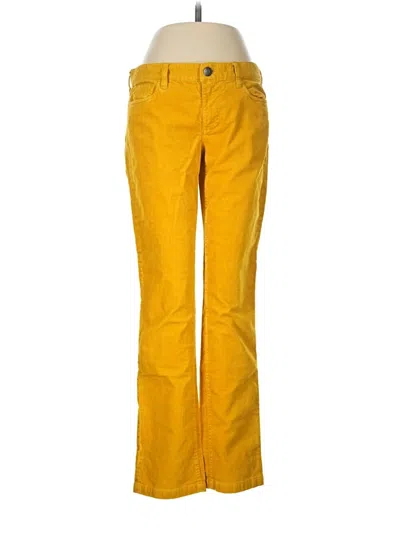 Pre-owned Jcrew Jeans In Yellow