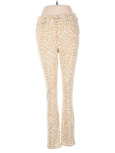 Pre-owned Jcrew Jeggings In Gold