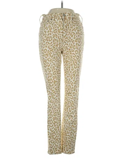Pre-owned Jcrew Jeggings In Gold
