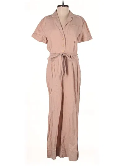 Pre-owned Jcrew Jumpsuit In Tan