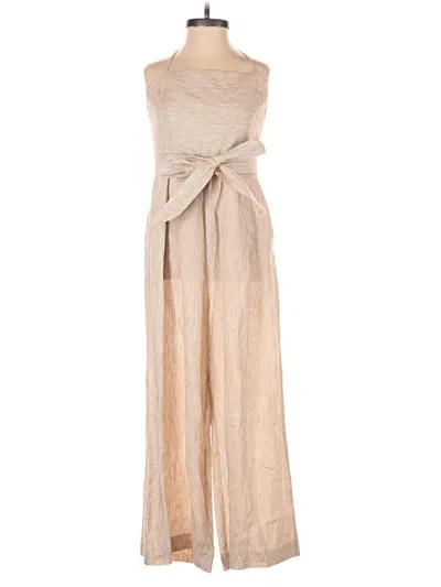 Pre-owned Jcrew Jumpsuit In Tan