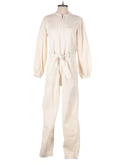 Pre-owned Jcrew Jumpsuit In White
