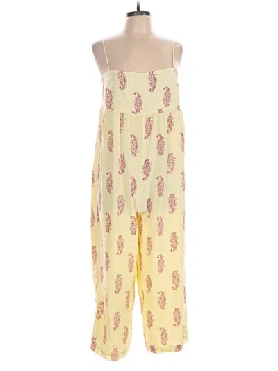Pre-owned Jcrew Jumpsuit In Yellow