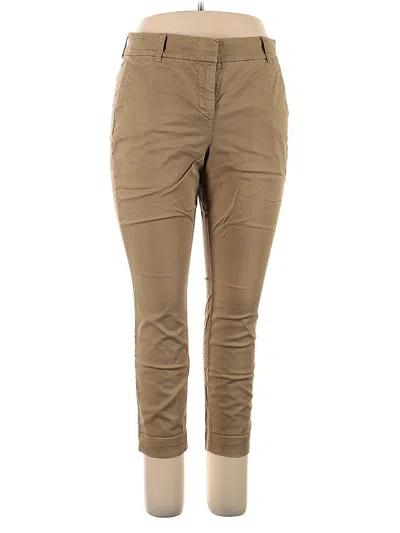 Pre-owned Jcrew Khaki Pant In Brown