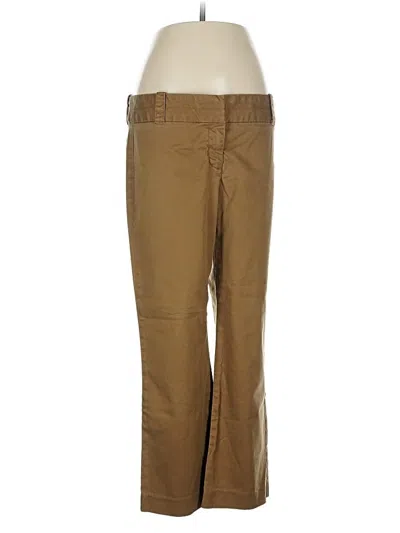 Pre-owned Jcrew Khaki Pant In Brown