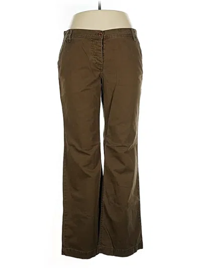 Pre-owned Jcrew Khaki Pant In Brown