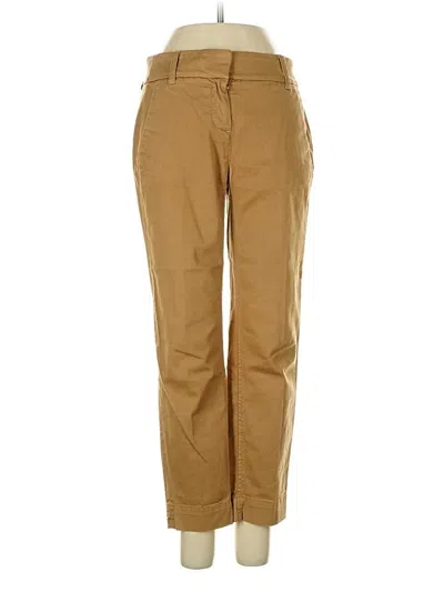 Pre-owned Jcrew Khaki Pant In Brown