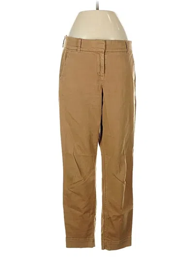 Pre-owned Jcrew Khaki Pant In Brown