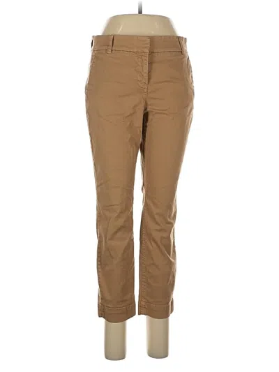 Pre-owned Jcrew Khaki Pant In Brown