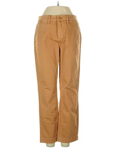 Pre-owned Jcrew Khaki Pant In Brown