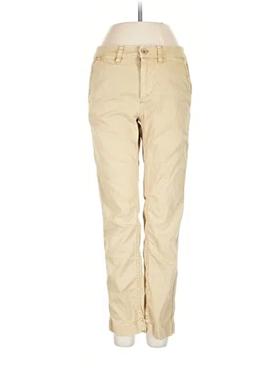 Pre-owned Jcrew Khaki Pant In Brown
