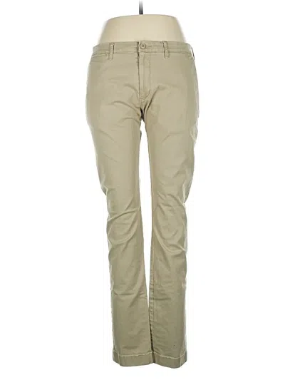 Pre-owned Jcrew Khaki Pant In Brown