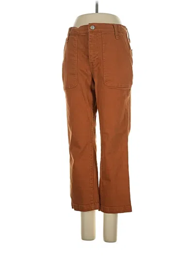 Pre-owned Jcrew Khaki Pant In Brown